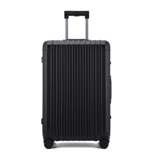 MALLETIER ALUMINUM SUITCASE - BLACK