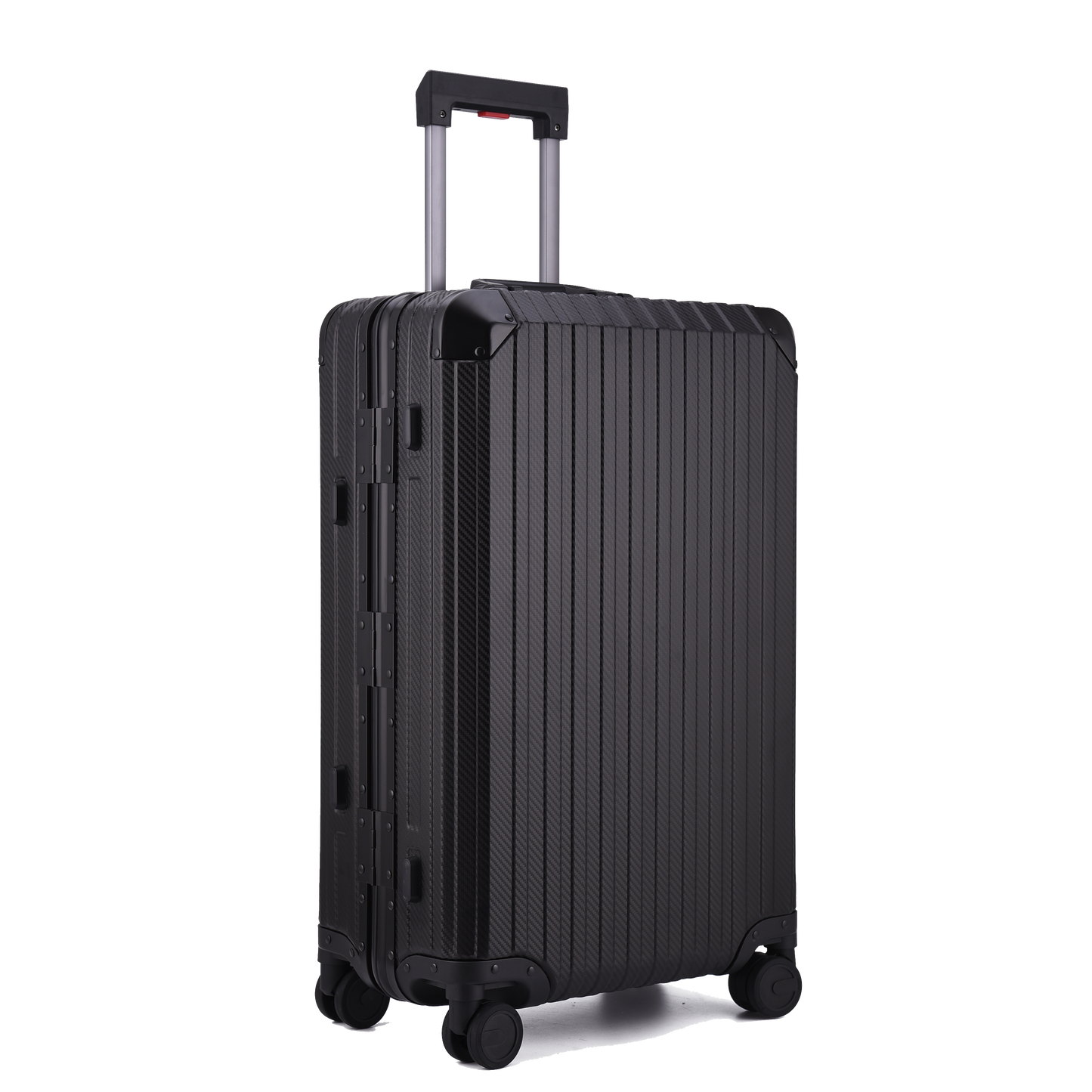 MALLETIER ALUMINUM SUITCASE - BLACK