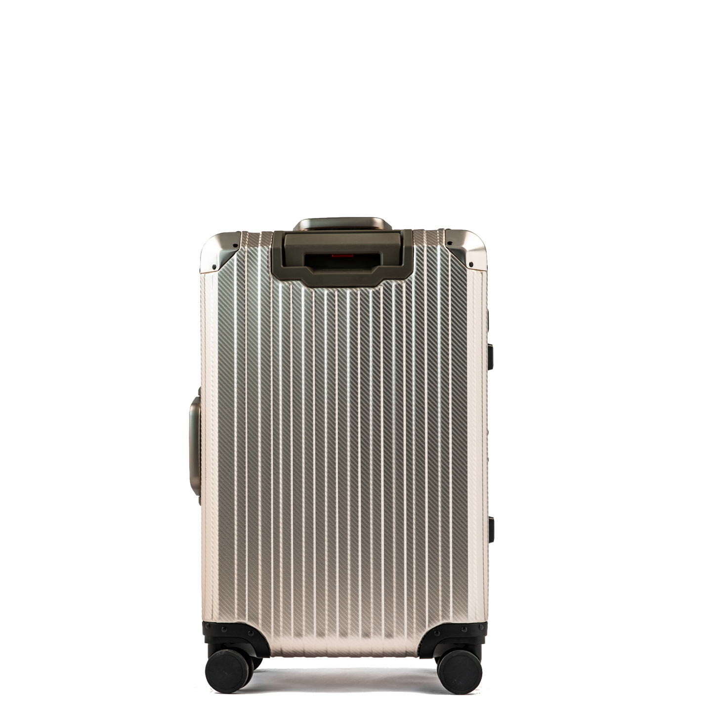 MALLETIER ALUMINUM SUITCASE - CHAMPAGNE