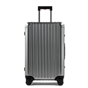 MALLETIER ALUMINUM SUITCASE - GUNMETAL