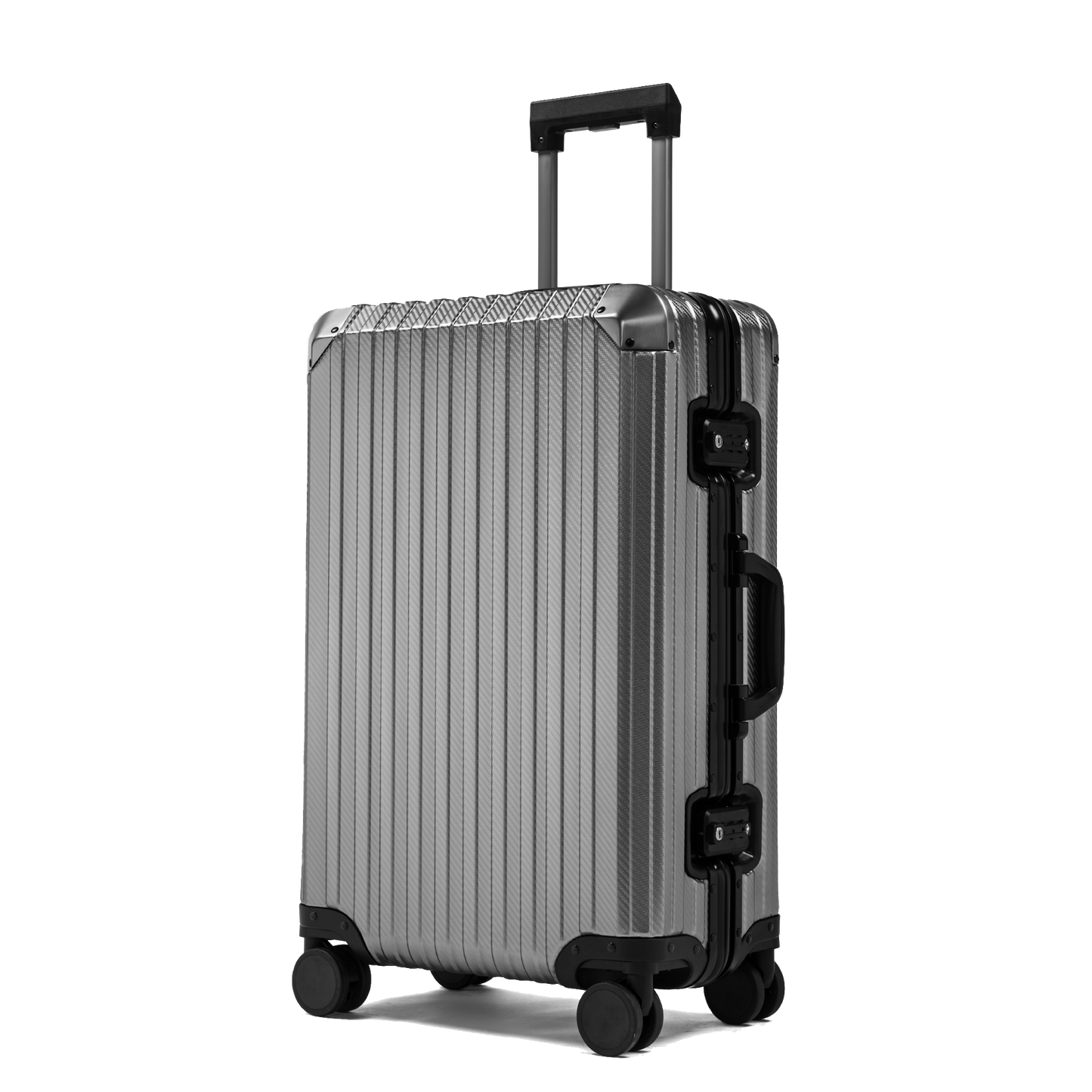 MALLETIER ALUMINUM SUITCASE - GUNMETAL