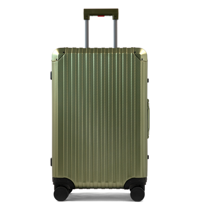 MALLETIER ALUMINUM SUITCASE - JUNGLE GREEN