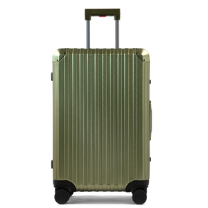 MALLETIER ALUMINUM SUITCASE - JUNGLE GREEN