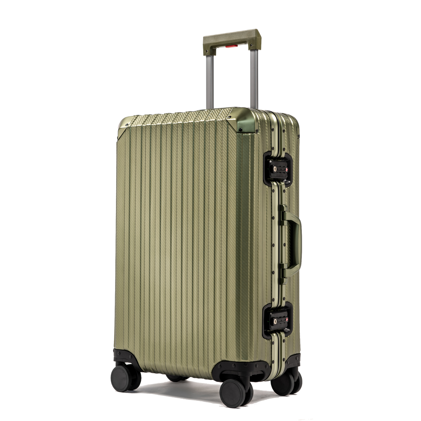 MALLETIER ALUMINUM SUITCASE - JUNGLE GREEN