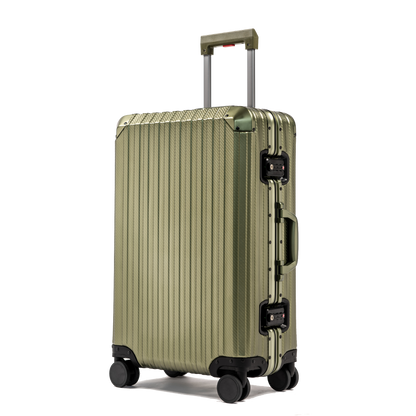 MALLETIER ALUMINUM SUITCASE - JUNGLE GREEN