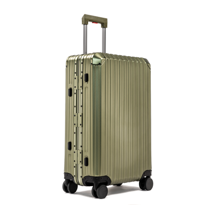 MALLETIER ALUMINUM SUITCASE - JUNGLE GREEN