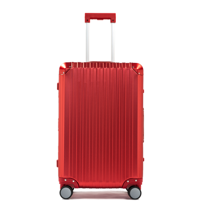 MALLETIER ALUMINUM SUITCASE - RED