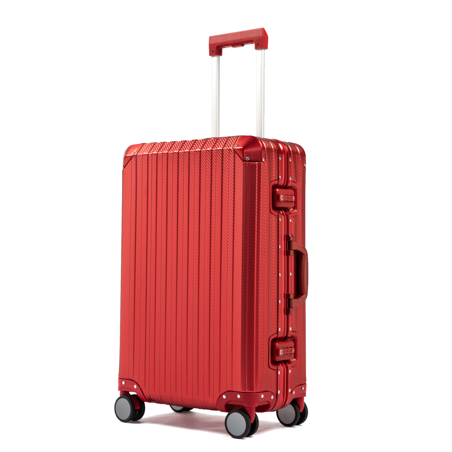 MALLETIER ALUMINUM SUITCASE - RED