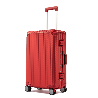 MALLETIER ALUMINUM SUITCASE - RED