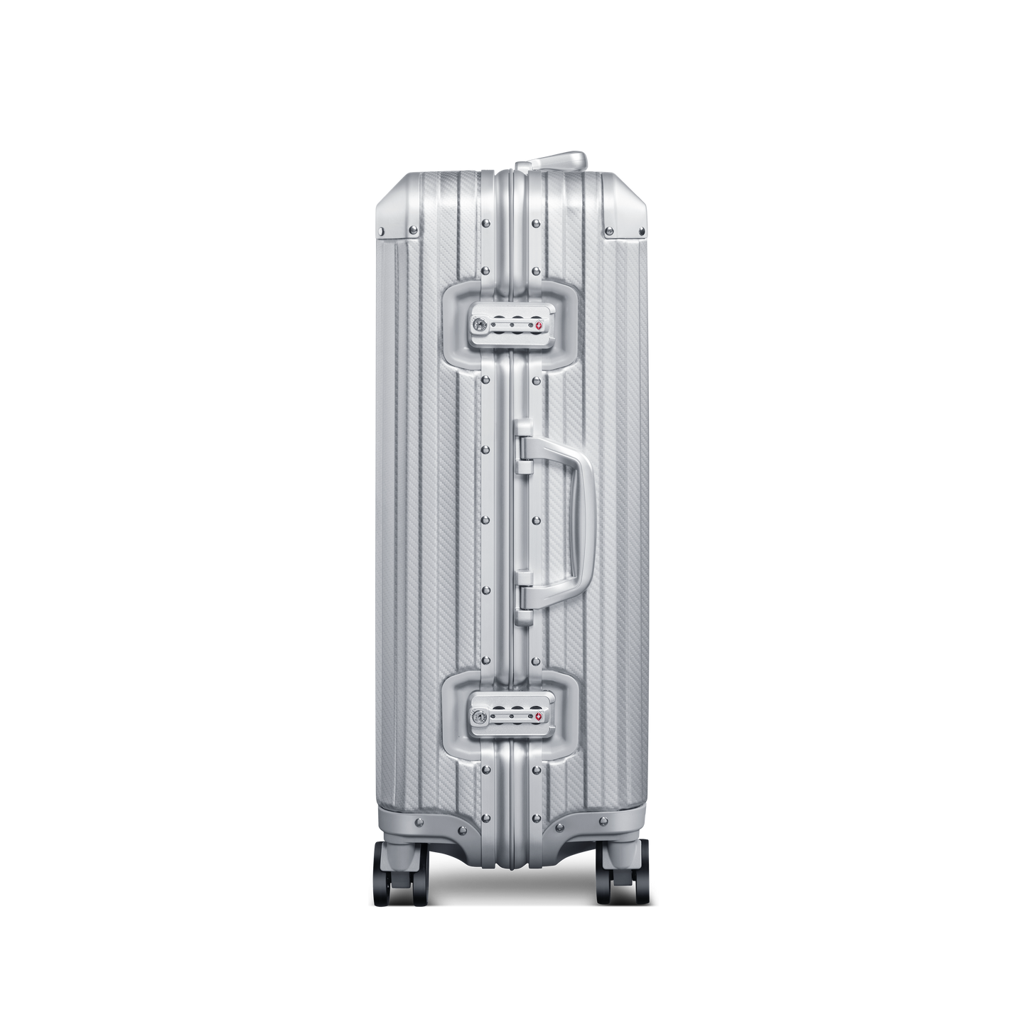 MALLETIER ALUMINUM SUITCASE - SILVER