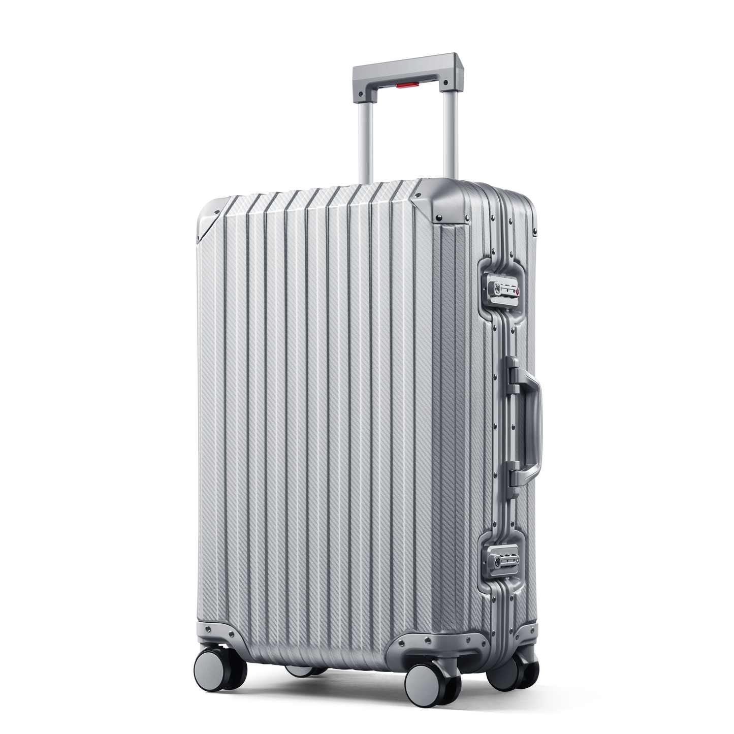 MALLETIER ALUMINUM SUITCASE - SILVER