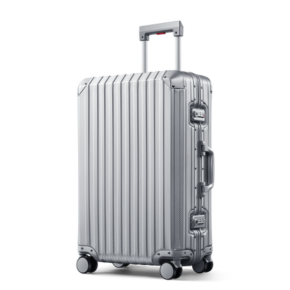 MALLETIER ALUMINUM SUITCASE - SILVER