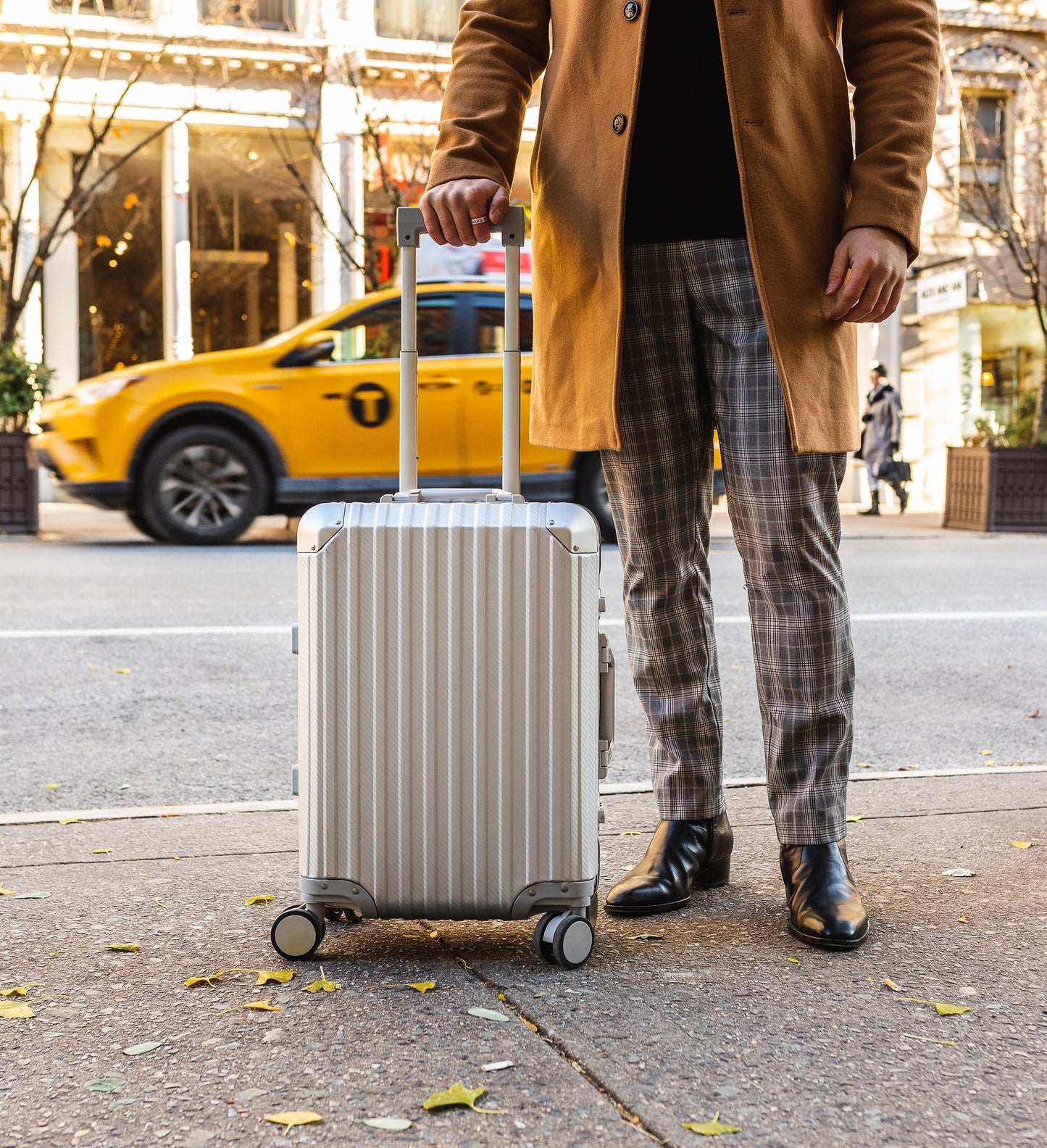 MALLETIER ALUMINUM SUITCASE - SILVER